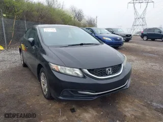 2015 Honda Civic Sedan LX with VIN 19XFB2F53FE236189, listed as a IAAI auction lot 41957675 with 266,866 mi miles. Bid and sale history available at carsss.com. Image 6.