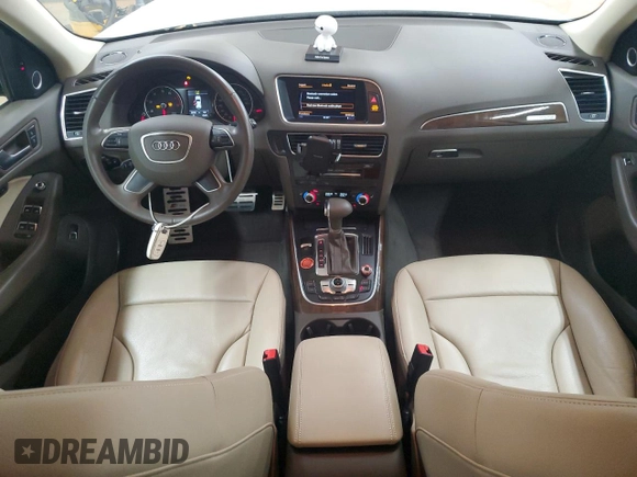 2016 Audi Q5 Premium Plus with VIN WA1L2AFPXGA127659, listed as a Copart auction lot 59369295 with 35,336 mi miles and Salvage title. Bid and sale history available at DreamBid. Image 8.