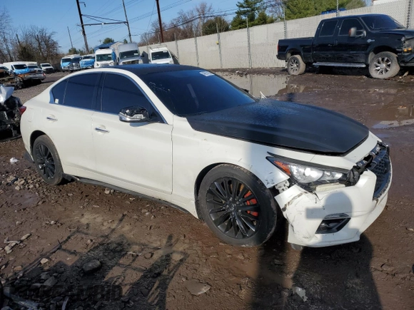 2019 Infiniti Q50 Luxe с VIN JN1EV7AR7KM550212, выставлен на аукционе Copart как лот 49978185 с пробегом 57 139 миль миль и Списание • Salvage title. История ставок и продаж доступна на DreamBid. Изображение 4.