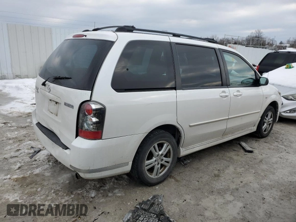 2006 Mazda MPV LX with VIN JM3LW28AX60563786, listed as a Copart auction lot 41579595 with 244,370 mi miles and Non repairable. Bid and sale history available at DreamBid. Image 3.