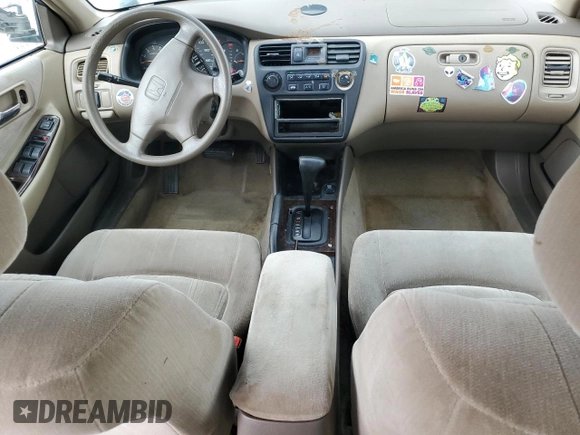 2000 Honda Accord SE with VIN 1HGCG5677YA049486, listed as a Copart auction lot 58548565 with 267,067 mi miles and Salvage title. Bid and sale history available at DreamBid. Image 8.