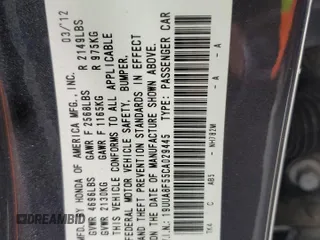 2012 Acura TL Tech Auto with VIN 19UUA8F55CA029445, listed as a Copart auction lot 47367445 with 138,091 mi miles and Salvage Title. Bid and sale history available at carsss.com. Image 14.