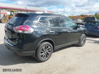 2016 Nissan Rogue SV with VIN 5N1AT2MV6GC919048, listed as a IAAI auction lot 40575055 with 76,328 mi miles. Bid and sale history available at carsss.com. Image 4.