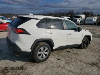 2023 Toyota RAV4 LE with VIN 2T3F1RFV3PC348025, listed as a Copart auction lot 43995355 with 46,155 mi miles and Salvage Title. Bid and sale history available at carsss.com. Image 3.