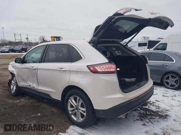 2017 Ford Edge SEL with VIN 2FMPK4J95HBB09864, listed as a IAAI auction lot 41271212 with 76,061 mi miles. Bid and sale history available at carsss.com. Image 3.
