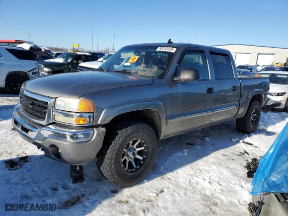 2007 GMC Sierra 1500 Classic SLE1 with VIN 2GTEK13Z671110873, listed as a Copart auction lot 88252095 with 174,676 mi miles and Salvage Title. Bid and sale history available at carsss.com. Image 1.