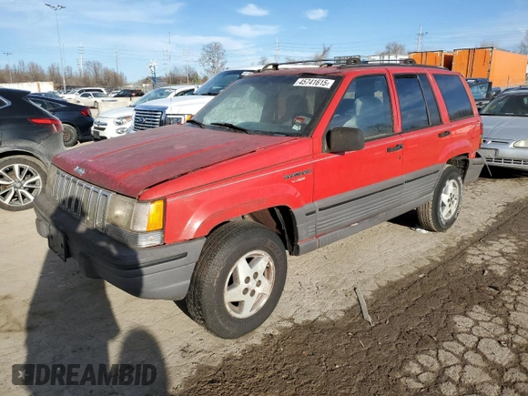 1994 Jeep Grand Cherokee Laredo with VIN 1J4GZ58S9RC219231, listed as a Copart auction lot 45741615 with 95,565 mi miles and Salvage Title. Bid and sale history available at carsss.com. Image 1.
