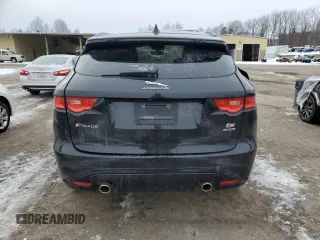 2020 Jaguar F-Pace S with VIN SADCM2FV2LA634364, listed as a Copart auction lot 44427655 with Not provided miles and Salvage title. Bid and sale history available at DreamBid. Image 6.