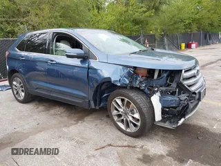 2018 Ford Edge Titanium with VIN 2FMPK4K83JBB58699, listed as a IAAI auction lot 40408086 with 72,121 mi miles. Bid and sale history available at carsss.com. Image 1.