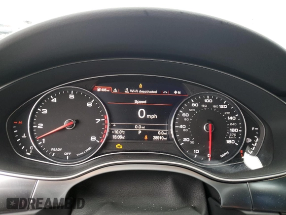 2018 Audi A6 Premium Plus with VIN WAUG8AFC3JN072715, listed as a Copart auction lot 69398842 with 28,910 mi miles. Bid and sale history available at carsss.com. Image 9.