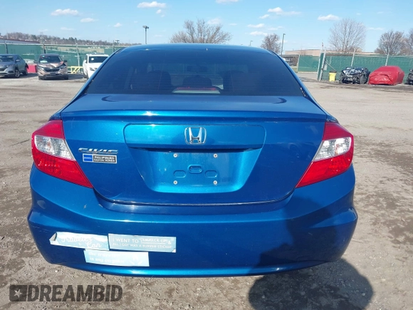 2012 Honda Civic EX-L with VIN 19XFB2F90CE300378, listed as a IAAI auction lot 41875204 with Not Provided miles and . Bid and sale history available at DreamBid. Image 15.