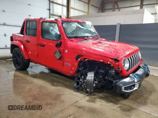 2024 Jeep Wrangler Sahara с VIN 1C4RJXP61RW270324, выставлен на аукционе Copart как лот 64820015 с пробегом 29 492 миль миль и Чистый • Clean title. История ставок и продаж доступна на DreamBid. Изображение 4.