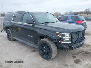 2019 Chevrolet Suburban LT with VIN 1GNSKHKC7KR192984, listed as a IAAI auction lot 41833683 with 176,406 mi miles and . Bid and sale history available at DreamBid. Image 1.