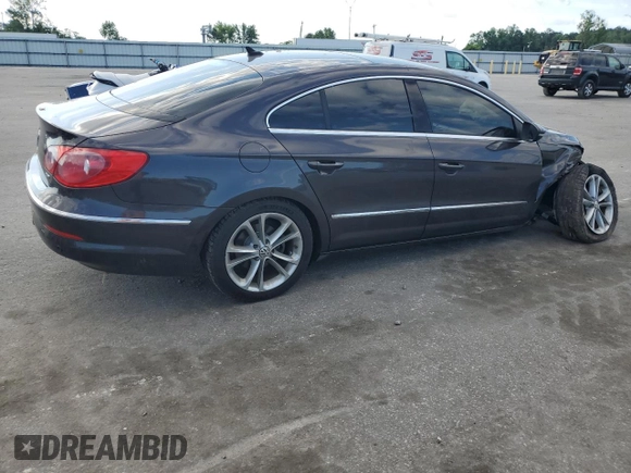 2010 Volkswagen CC Luxury with VIN WVWHL7AN3AE520131, listed as a Copart auction lot 55676515 with 111,128 mi miles and Salvage title. Bid and sale history available at DreamBid. Image 3.