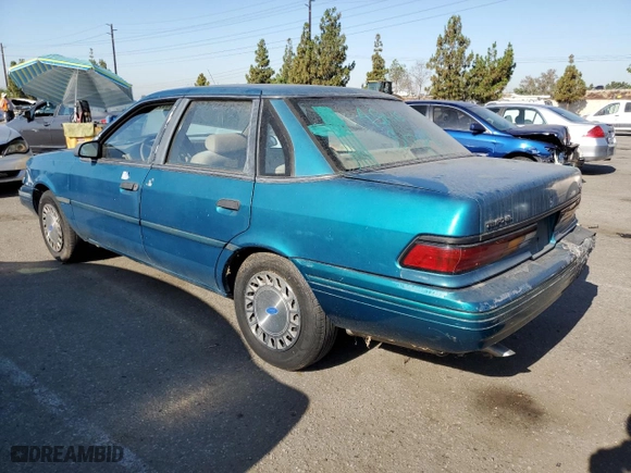 1993 Ford Tempo GL with VIN 2FAPP36X2PB168916, listed as a Copart auction lot 63911044 with NaN miles and Clean Title. Bid and sale history available at carsss.com. Image 2.