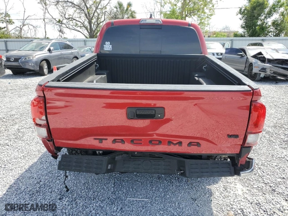 2021 Toyota Tacoma 2WD SR5 with VIN 5TFAZ5CN6MX097409, listed as a Copart auction lot 49908305 with 54,182 mi miles and Salvage Title. Bid and sale history available at carsss.com. Image 6.