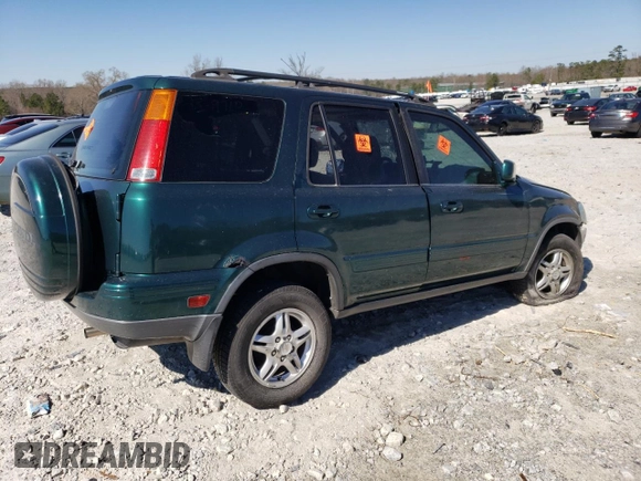 2000 Honda CR-V SE with VIN JHLRD1875YS009671, listed as a Copart auction lot 50091845 with 267,714 mi miles and Salvage Title. Bid and sale history available at carsss.com. Image 3.