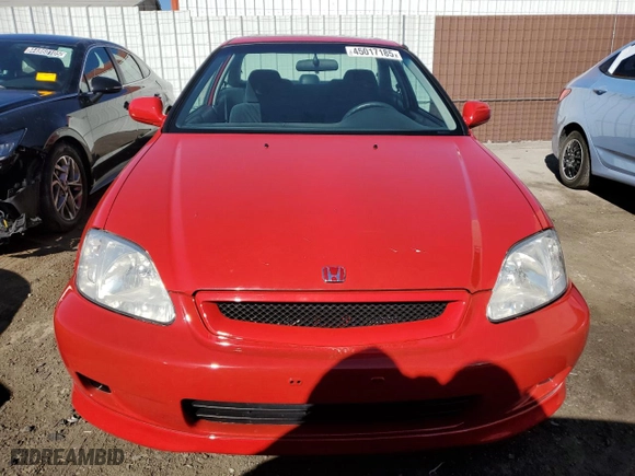 2000 Honda Civic Si with VIN 1HGEM115XYL042004, listed as a Copart auction lot 45017185 with 148,245 mi miles and Salvage Title. Bid and sale history available at carsss.com. Image 5.