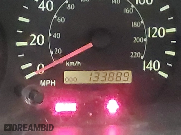 2000 Toyota Solara SE with VIN 2T1CF28PXYC275658, listed as a IAAI auction lot 41838753 with 133,889 mi miles. Bid and sale history available at carsss.com. Image 15.