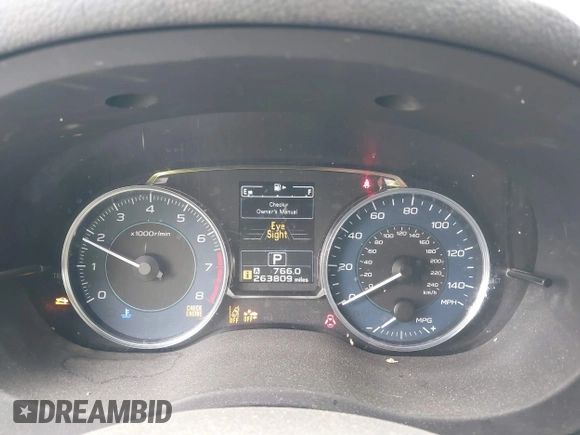 2015 Subaru Crosstrek Premium with VIN JF2GPAFC9F8311813, listed as a IAAI auction lot 42699814 with 263,809 mi miles and . Bid and sale history available at DreamBid. Image 7.