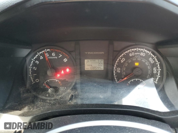 2017 Toyota Tacoma SR z VIN 5TFRX5GN2HX103327, wystawiony jako Copart lot #45936185 z przebiegiem 108 544 mil mil oraz Szkoda całkowita • Salvage title. Historia ofert i sprzedaży dostępna na DreamBid. Obrazek 9.