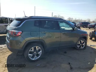 2018 Jeep Compass Limited with VIN 3C4NJDCB4JT402535, listed as a Copart auction lot 50629865 with 136,959 mi miles and Clean Title. Bid and sale history available at carsss.com. Image 3.