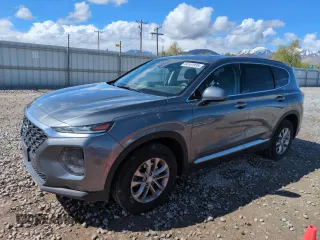 2019 Hyundai Santa Fe SEL z VIN 5NMS3CAD5KH009640, wystawiony jako Copart lot #54141915 z przebiegiem 123 541 mil mil oraz Szkoda całkowita • Salvage title. Historia ofert i sprzedaży dostępna na DreamBid. Obrazek 1.