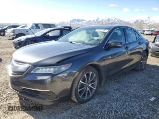 2016 Acura TLX V6 with VIN 19UUB2F37GA009180, listed as a Copart auction lot 46912385 with 113,777 mi miles and Salvage Title. Bid and sale history available at carsss.com. Image 1.