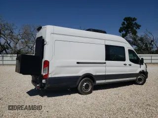 2021 Ford Transit Cargo with VIN 1FTBW3X85MKA89109, listed as a Copart auction lot 56777475 with Not provided miles and Salvage title. Bid and sale history available at DreamBid. Image 3.