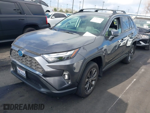 2024 Toyota RAV4 Hybrid XLE Premium with VIN JTMB6RFV2RD138594, listed as a IAAI auction lot 41885310 with 12,330 mi miles. Bid and sale history available at carsss.com. Image 18.