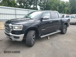 2019 Ram 1500 Laramie with VIN 1C6SRFJT6KN647722, listed as a Copart auction lot 64719045 with 57,229 mi miles and Clean title. Bid and sale history available at DreamBid. Image 1.