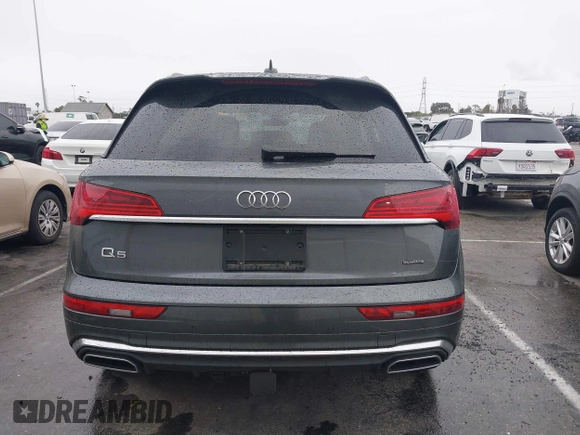 2023 Audi Q5 S line Premium Plus z VIN WA1EAAFY7P2178566, wystawiony jako IAAI lot #41734994 z przebiegiem Nie podano mil oraz . Historia ofert i sprzedaży dostępna na DreamBid. Obrazek 16.