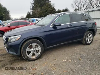 2018 Mercedes-Benz GLC with VIN WDC0G4KB6JV105769, listed as a Copart auction lot 45427985 with 85,144 mi miles and Salvage Title. Bid and sale history available at carsss.com. Image 1.