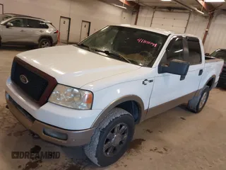 2005 Ford F-150 XLT with VIN 1FTPW14595KF12361, listed as a IAAI auction lot 41851791 with 140,015 mi miles. Bid and sale history available at carsss.com. Image 2.