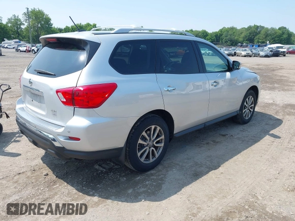 2018 Nissan Pathfinder SL with VIN 5N1DR2MM4JC670095, listed as a IAAI auction lot 42478486 with 291,630 mi miles and . Bid and sale history available at DreamBid. Image 4.