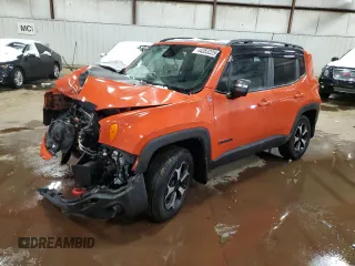 2021 Jeep Renegade Trailhawk z VIN ZACNJDC10MPM39680, wystawiony jako Copart lot #44353225 z przebiegiem 48 367 mil mil oraz Nie do naprawy • Non repairable. Historia ofert i sprzedaży dostępna na DreamBid. Obrazek 1.