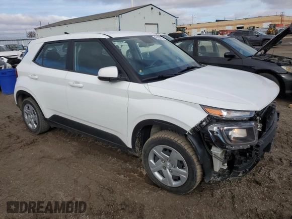 2020 Hyundai Venue SE with VIN KMHRB8A37LU047415, listed as a Copart auction lot 49169925 with 122,266 mi miles and Salvage Title. Bid and sale history available at DreamBid. Image 4.
