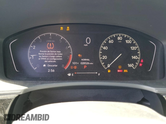 2022 Honda Civic Sport z VIN 2HGFE2F5XNH597365, wystawiony jako Copart lot #55620735 z przebiegiem 28 526 mil mil oraz Szkoda całkowita • Salvage title. Historia ofert i sprzedaży dostępna na DreamBid. Obrazek 9.