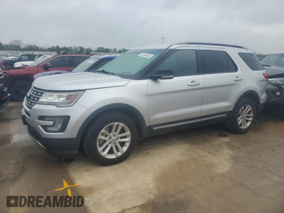 2017 Ford Explorer XLT z VIN 1FM5K7D86HGA61974, wystawiony jako Copart lot #50249405 z przebiegiem 120 097 mil mil oraz Czysty tytuł • Clean title. Historia ofert i sprzedaży dostępna na DreamBid. Obrazek 1.
