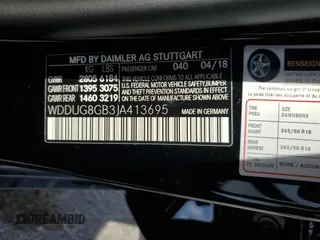 2018 Mercedes-Benz S 560 z VIN WDDUG8GB3JA413695, wystawiony jako Copart lot #54157285 z przebiegiem 34 197 mil mil oraz Szkoda całkowita • Salvage title. Historia ofert i sprzedaży dostępna na DreamBid. Obrazek 12.