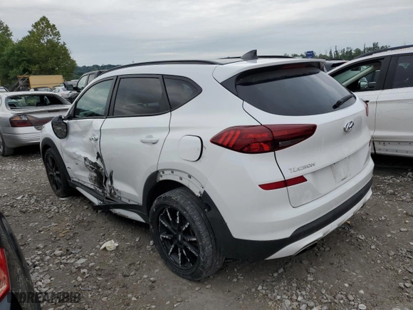2019 Hyundai Tucson Night with VIN KM8J33AL6KU938677, listed as a Copart auction lot 66299714 with 52,071 mi miles and Salvage Title. Bid and sale history available at carsss.com. Image 2.