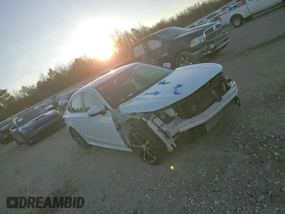 2022 Honda Civic Sedan Touring with VIN 2HGFE1F96NH301464, listed as a Copart auction lot 88975525 with 66,689 mi miles and Salvage Title. Bid and sale history available at carsss.com. Image 10.