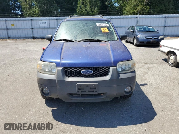 2006 Ford Escape XLT with VIN 1FMCU93116KA46925, listed as a Copart auction lot 62620345 with 165,383 mi miles and Clean title. Bid and sale history available at DreamBid. Image 5.