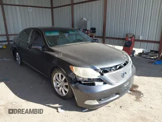 2008 Lexus LS 460 with VIN JTHBL46F185063026, listed as a IAAI auction lot 41630148 with 184,043 mi miles. Bid and sale history available at carsss.com. Image 1.