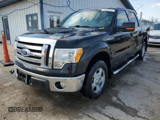 2010 Ford F-150 XL with VIN 1FTEW1C81AFD75177, listed as a Copart auction lot 52542515 with 165,694 mi miles and Salvage Title. Bid and sale history available at carsss.com. Image 1.