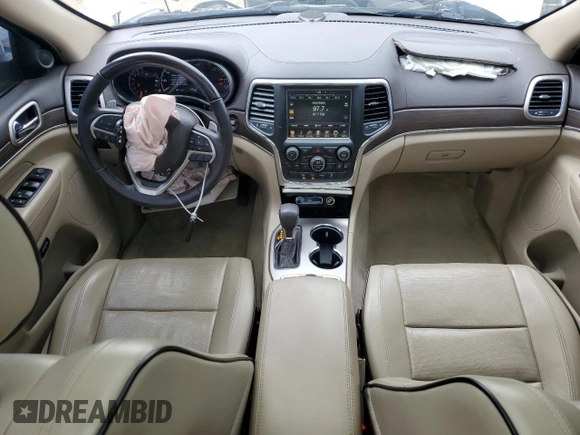 2017 Jeep Grand Cherokee Overland z VIN 1C4RJFCT7HC810183, wystawiony jako Copart lot #53182235 z przebiegiem 95 511 mil mil oraz Szkoda całkowita • Salvage title. Historia ofert i sprzedaży dostępna na DreamBid. Obrazek 8.