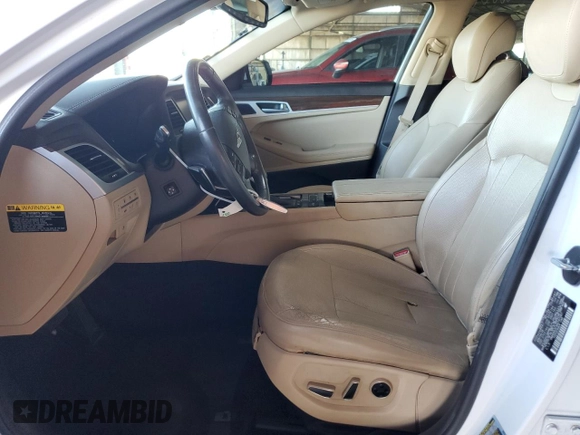 2017 Genesis G80 3.8L with VIN KMHGN4JE3HU167387, listed as a Copart auction lot 79092864 with 145,953 mi miles and Salvage Title. Bid and sale history available at carsss.com. Image 7.