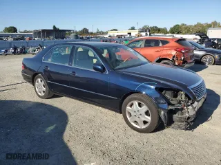 2004 Lexus LS 430 with VIN JTHBN36F040159757, listed as a Copart auction lot 69870584 with 151,108 mi miles and Salvage Title. Bid and sale history available at carsss.com. Image 4.