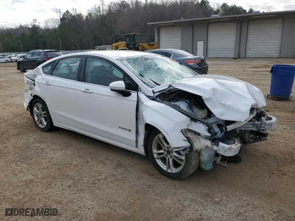 2018 Ford Fusion Hybrid SE with VIN 3FA6P0LU5JR188039, listed as a Copart auction lot 47618545 with NaN miles and Salvage Title. Bid and sale history available at carsss.com. Image 4.