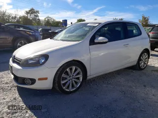 2012 Volkswagen Golf TDI w/Sunroof & Nav with VIN WVWBM7AJ7CW219438, listed as a Copart auction lot 74558804 with 132,537 mi miles and Salvage title. Bid and sale history available at DreamBid. Image 1.